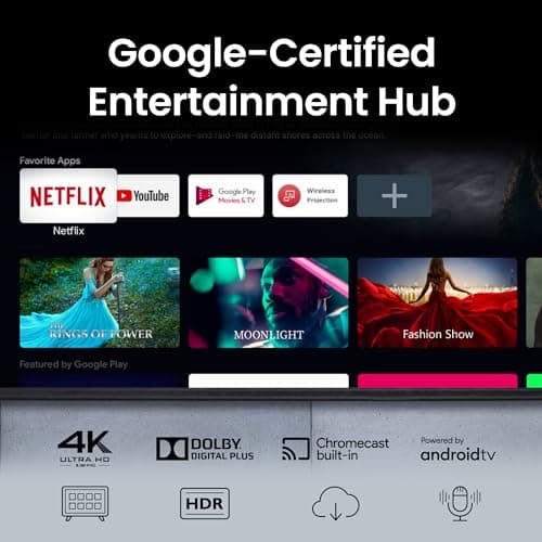 BenQ TK710STi 4K HDR Laser 3200 Lumens Movie and Gaming Short Throw Projector with 4ms Response Time | 240Hz Refresh Rate | HDR10 & HLG | Android TV with Netflix Chromecast & AirPlay | 3D Keystone 9