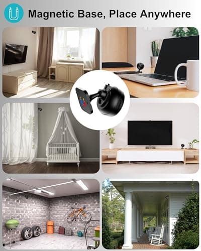 ZoomaraKam 1080P HD WiFi Indoor Mini Camera Wireless for Home Security-Motion Detection & Auto Night Vision-Nanny Cam with Cloud & SD Storage-Magnetic Installation 7