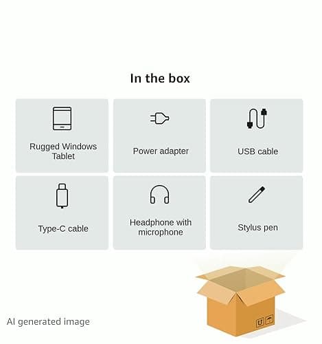 HIGOLE PC Rugged Windows Tablet N4120, 10.1 Inch Win 11 Pro 8GB RAM/128 GB ROM Rugged Tablet Fingerprint 4G LTE GPS 8000mAh/7.6V Battery,WiFi 5 BT5.0 for Enterprise Mobile Field Work 10