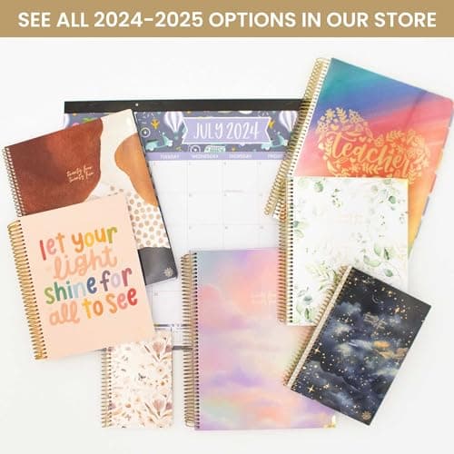 HARDCOVER bloom daily planners 2024-2025 (8.5" x 11") Academic Year Day Planner (July 2024 - July 2025) - Passion/Goal Organizer - Monthly & Weekly Inspirational Agenda Book - Butterfly Garden 7