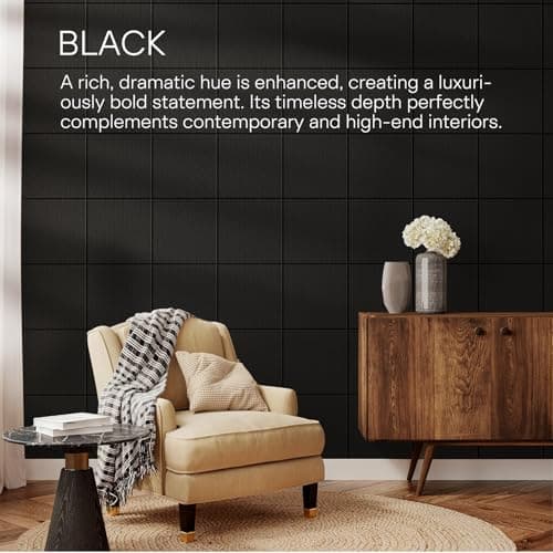 MaxGear Large Felt Bulletin Board 36" x 24", Cork Board Alternative, 6 Pack Black Felt Wall Tiles with Push Pins, Cork Boards for Walls Pin Board for Office & HomePanels 6