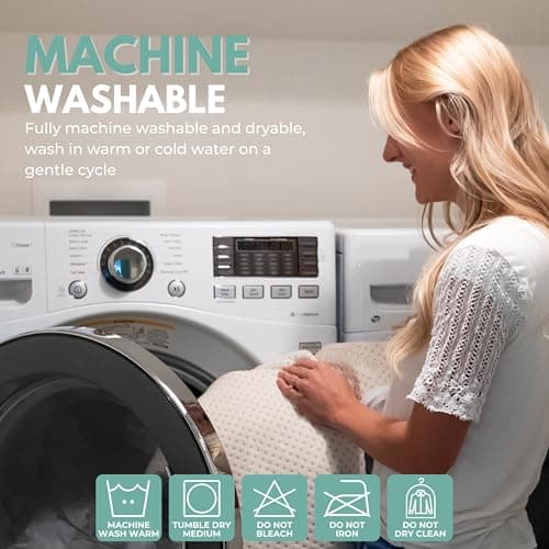 Queen Size 60x80” Premium Bamboo Waterproof Mattress Protector, 100% Viscose from Bamboo, Hypoallergenic, Cooling Mattress Pad Cover, Soft & Breathable Fitted Sheet Style up to 18" Deep - Rest Line 5