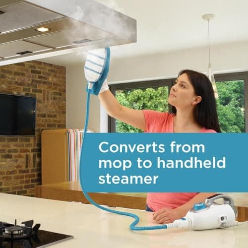 BLACK+DECKER 7in1 Steam Mop with SteamGlove Handheld Steamer (HSMC1361SGP) 6