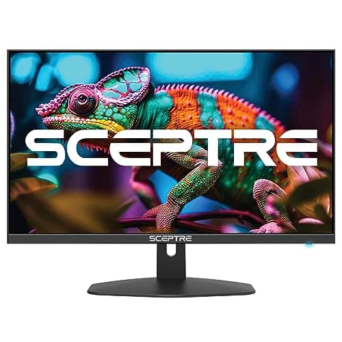 New! Sceptre 27-inch Gaming Monitor 100Hz 1ms DisplayPort HDMI x2 100% sRGB AMD FreeSync Build-in Speakers, Eye Care Frameless Machine Black 2025 (E275W-FW100T Series)