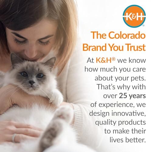 K&H Pet Products EZ Mount Cat Window Perch Bed, Sturdy Cat Window Hammock with Strong Suction Cups, Tool-Free Assembly, Washable Sleeping Pad, Fits 27"W X 11"H Glass Spaces - Tan 8