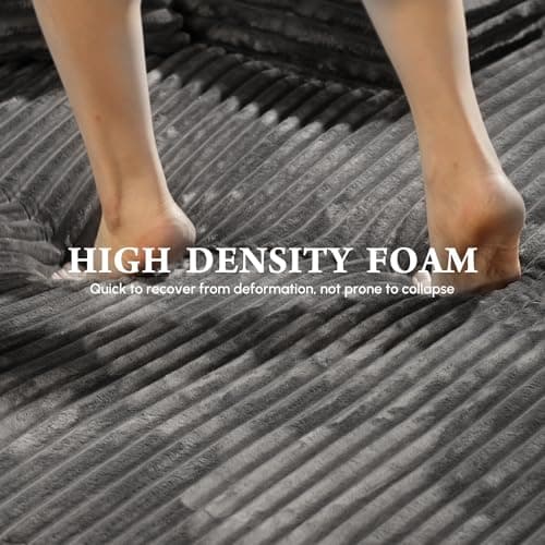 Oversized Chaise Lounge Chair Indoor - 67" Upholstered Sofa Bed Lounge Couch Chair,Reading Chairs Sleeper Cloud Sofa Couch,Plush Chairs Bed for Living Room Bedroom (Grey) 7