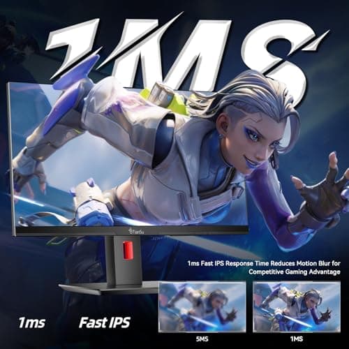 ETiansu 28 Inch 4K UHD 3840x2160 144Hz Gaming Computer Monitor,1ms IPS PC Screen,AMD FreeSync Premium,125% sRGB,95% DCI-P3,Monitor with Speaker,HDMI2.1,Height Adjustable,TS2700 7