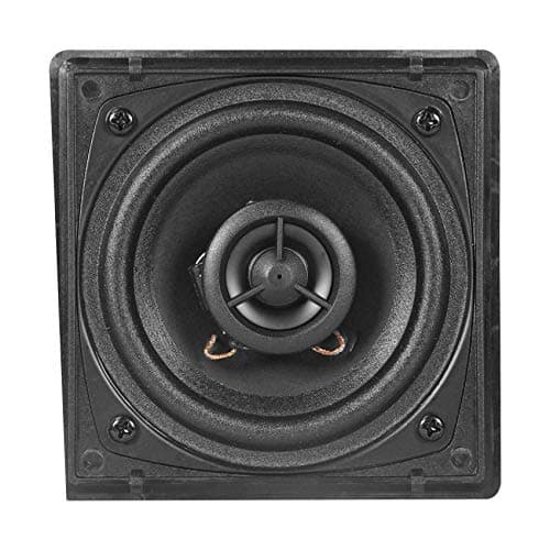 Rockville Pair Cube Black 30W RMS 3.5" Home Theater Wall Speakers, 8 Ohm, 360-Degree Swivel Brackets, True 2-Way Audio, Compact Design, for Home Theater and Surround Sound 6
