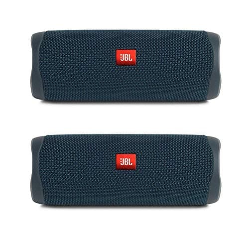 JBL Flip 5 Bundle, Blue (Pack of 2)
