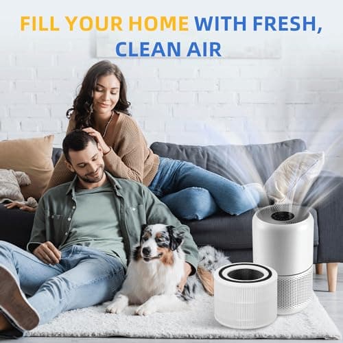 Core 300 Replacement Filter for Levoit Core 300-p, Core 300S, Core 300, Core 300-RF, Core 300-RAC Air Purifier, 3-in-1 H13 True HEPA Activated Carbon Filter(White) by APPLIANCEMATES 8