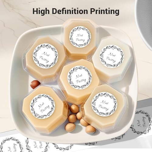 FLYFAR Label Maker Machine with Tape,Address Bluetooth Thermal Label Marker,Easy to Use for Home, Office, Small Business,Support Windows,Mac,iOS, Android 5