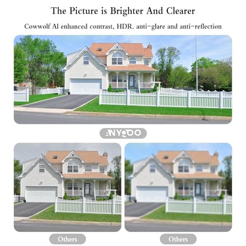 ANYQOO 3MP 2K Window Camera, Indoor/Outdoor Security 2.4GHz & 5GHz WiFi Camera for Home Security, ChroMax AI Color Night Vision, Person/Motion Detection, 24/7 Recording, Easy Install 1Pack 6