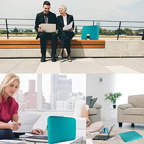 13 Inch Laptop Case,Resistant Neoprene Laptop Sleeve/Notebook Computer Pocket Case/Tablet Briefcase Carrying Bag Compatible with MacBook Pro,MacBook Air,Notebook Computer, (Blue) 6