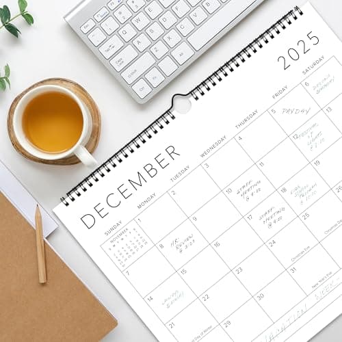 Beautiful 2026 Wall Calendar - Runs until December 2026 - Large 14.5" x 11.5" Office Wall Calendar for Easy Organizing 6