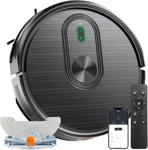 XIEBro Robot Vacuum Cleaner with Schedule, App/Bluetooth/Voice, 3200Pa Max Suction TKK