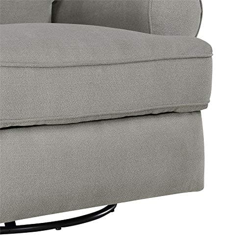 Baby Relax Kenzie Swivel Glider Recliner Chair, Nursery Furniture, Gray 8