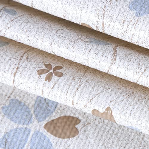 RAY STAR 12X120 Inch Shelf Liner for Kitchen Cabinets, Non-Adhesive Cabinet Liner Washable, PVC Drawer Liner for Dresser Non-Slip Bathroom (Floral)(1 Roll) 9