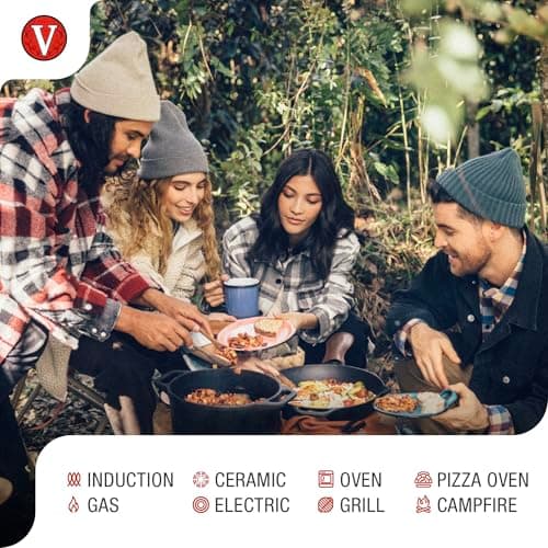 Victoria Cast Iron Fajita Skillet, Black Oval Cast Iron Serving Platter, Made in Colombia 5