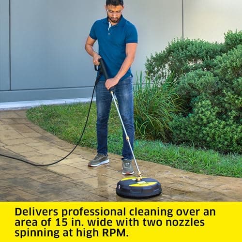 Kärcher Pressure Washer Surface Cleaner 15", Quick Connect, 2600-3200 PSI, Ideal for Driveways, Patios, Decks, Sidewalks 5
