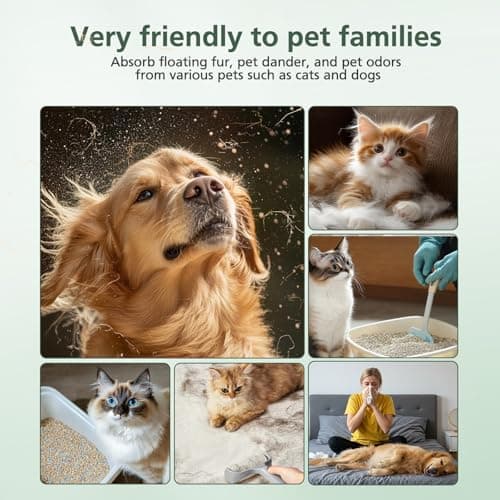 Core 300 Pet Care Replacement Filter for LEVOIT Core 300 Core300-P Core 300s VortexAir Air Purifier, 3-in-1 HEPA and Activated Carbon, Core 300-RF-PA, 2 Pack, Yellow 5