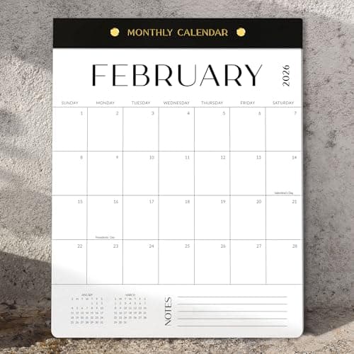 Beautiful 2026 Magnetic Fridge Calendar - Runs From January 2026 Until July 2027 - The Perfect Monthly Refrigerator Magnet Calendar for Easy Organizing