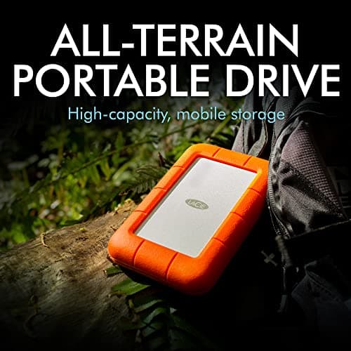 LaCie Rugged USB-C, 4TB, Portable External Hard Drive, Drop, Shock, Dust, Rain Resistant, for Mac & PC (STFR4000800) 5
