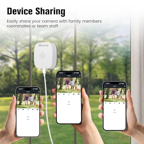 4MP 2.5K Window Security Camera with 24/7 Recording, No Subscription Required, Indoor Camera with Color Night Vision, Motion Detection,2.4G＆5G WiFi,Quick & Easy Installation (2Pack-Adhesive Mounting) 7