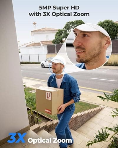 REOLINK E1 Outdoor Plug-in WiFi Security Camera, 5MP HD PTZ Camera for Home Security, Motion Tracking, 5GHz WiFi, 3X Optical Zoom, Person Vehicle Detection, Spotlight Color Night Vision, APP Control 7