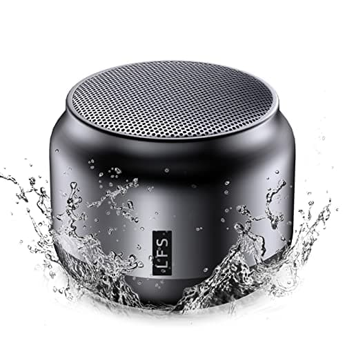 LFS Portable Bluetooth Shower Speaker, Waterproof Outdoor Wireless Speaker, Ultra-Long Play Time 15 Hours, TWS Pairing, Suitable for Home, Pool, Beach, Boating, Hiking, Camping