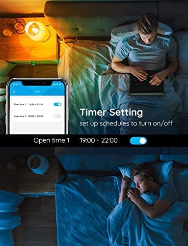 Govee LED Light Bulb Dimmable, Music Sync Color Changing, A19 7W 60W Equivalent, No Hub Required Multicolor Bluetooth Light Bulbs with App Control for Party Home (Don't Support WiFi/Alexa) 7