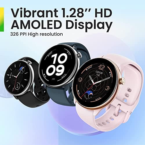 Amazfit GTR Mini Smart Watch 43mm, 14-Day Battery Life, GPS, AI Fitness App Enabled, Heart Rate & Sleep Health Monitoring, Activity Trackers and Smartwatches, Android iPhone Compatible, Black 6