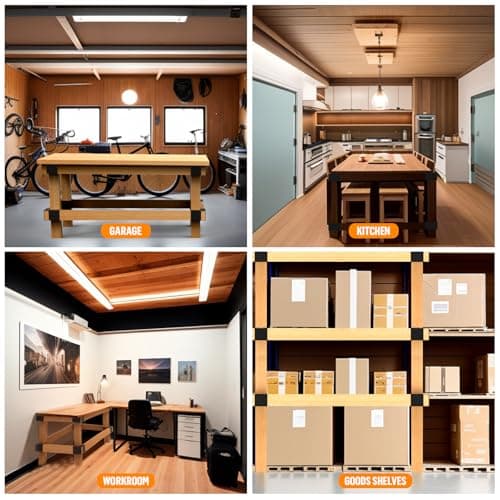 Heavy Duty Workbench Bracket Kit – Set of 8 Steel 3-Way Brackets for 4x4 and 2x4 Lumber, Ideal for DIY Garage Work Bench Legs, Woodworking Tables, Workshop Shelves, Planer Stands, and Kitchen Islands 7