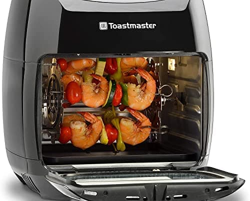 Toastmaster Digital Air Fryer & Rotisserie by Select Brands - Cooker & Home Air Fryer - Includes 3 Baking Racks, 10 Kabob Skewers & Rotisserie Spit - 11 Liters (11.6 Quarts) 5