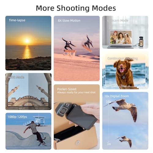 ORDRO 5K Video Camcorder, M3 48MP UHD 4K/60fps Handheld Digital Camera, 3.5'' Rotatable IPS Screen 3250mAh Battery WiFi IR Night Vision Camera with 64G Card for YouTube Vlogs 9