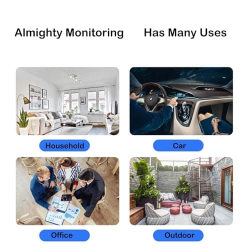 Secret Scope Camera, Secret Scope, Secret Scope Mini Security Camera, Mini Wire-Free Monitor with Night Vision Function, Outdoor Wireless 1080p HD (2Black) 9