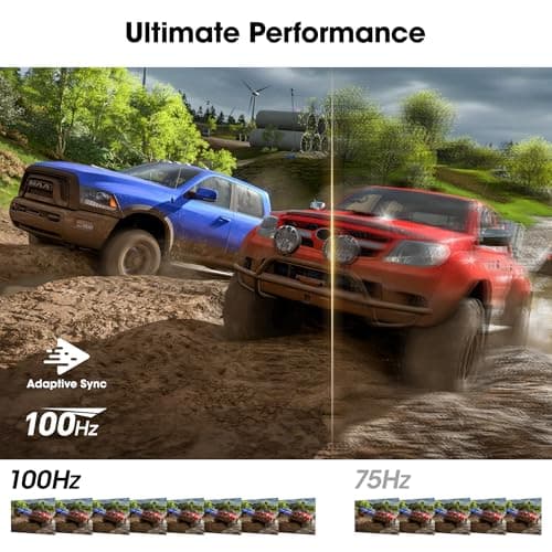 KOORUI 24 inch Curved Monitor, Full HD 1080P Curved Computer Monitor, 100Hz 1500R PC Screen, TÜV Rheinland Certified, HDMI VGA, Tilt Adjustment, LCD Display, Eye Care, Black 24N5CA 6