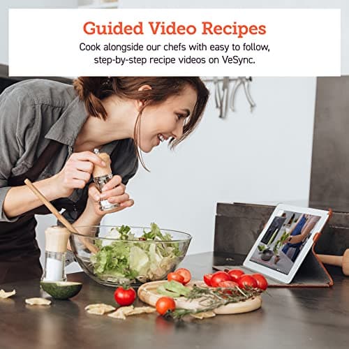 COSORI Air Fryer 5.8QT Pro Gen Smart 11-in-1 Toaster Oven , 100 Recipes Cookbook, 200+ Online Recipes , APP and Touch Screen Control, Works with Alexa & Google Assistant, Dishwasher-Safe Square Basket 9