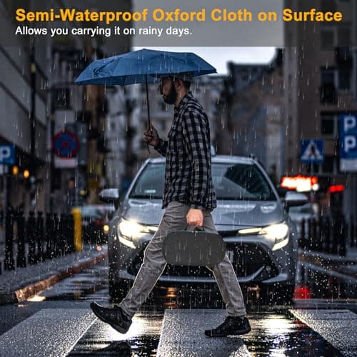 XINGFUDAO Hard Carrying Case Compatible with Dyson Supersonic Nural HD16 Hair Dryer ,Replacement Travel Storage Bag for Hair Dryer Dyson Supersonic HD08 & HD15(black) 5