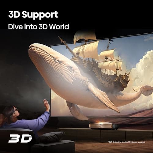 Hisense L9Q Ultra Short Throw Triple Laser Projector, 4K UHD, 5,000 Lumens, 5000:1 Contrast, 80” - 200”, Dolby Vision & Atmos, IMAX Enhanced, Google TV, Pantone Validated, Tuned by Devialet 10