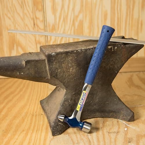 ESTWING Ball Peen Hammer - 16 oz USA Made Metalworking Tool with Forged Steel Construction & Shock Reduction Grip - E3-16BP 7