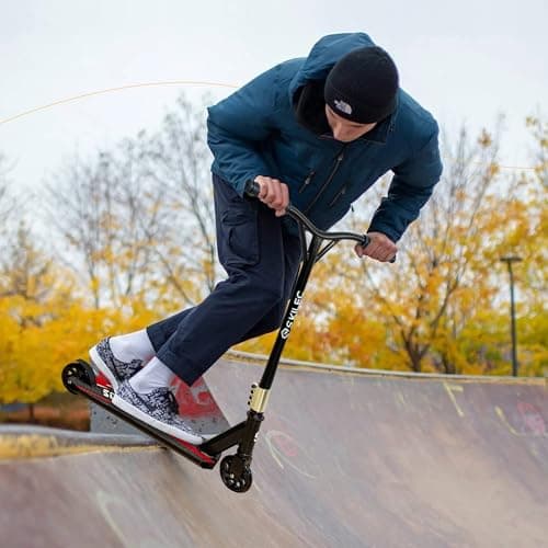 SKILEC Pro Scooter Genius 4.0 - Pro Scooters for Teens, Adults and Kids - Cool Trick Scooters for Stunts, Freestyle Stunt Scooter, BMX Scooter, 220LBS 5