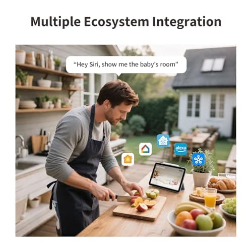 Aqara G100, 2K Indoor/Outdoor Security Camera, HomeKit Secure Video, 2-Way Audio, Spotlight Color/IR Night Vision, AI Detection, 140° FOV, Wi-Fi 6, Supports HomeKit, Alexa, Google and IFTTT, White 8