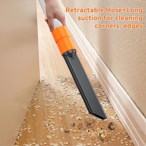 TC-JUNESUN 23Ft Corded Vacuum Cleaner, 600W Powerful Self-Standing Stick Vacuum for Home with 20Kpa Suction, 2 Speeds Lightweight Household Vacuum Cleaner for Carpet,Hardwood Floors and Pet Hair 8