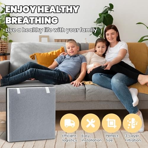 Vital 100 Replacement Filter for LEVOIT Air Purifier, 3-in-1 Pre, H13 High-Efficiency Activated Carbon Filtration System, Replace Part # Vital 100-RF, Pack of 2, By Improvedhand 7