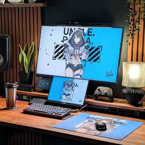 Kado Dual Portable Monitor Setup - 2-Pack 15.6" 1080p IPS Triple Monitor Extender for Laptop, 1920x1080 HDMI USB-C 180° Kickstand Built-in Speakers, Stacked Desktop Setup Office Gaming Daytrading 9