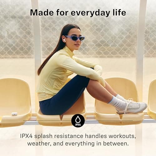 Sennheiser ACCENTUM Open Wireless Earbuds - Open Ear Buds Design, Dynamic Sound & Bluetooth 5.3, IPX4 Splash Protection, 28 Hours Battery Life, USB-C Charging Case, Music, Phone Calls, Travel, Pink 6