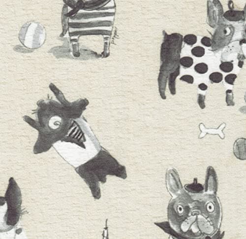 HomePop Home Decor | Upholstered Curved Pet Bed | Luxury Cat & Dog Beds & Furniture | Round Pet Bed Created with Stain Resistant Fabric, Cream and Gray, Medum 10