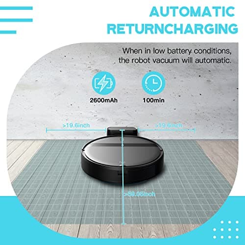 Kilgone Robot Vacuum, App/Alexa Control, Smart Robot Vacuum Cleaner, 7