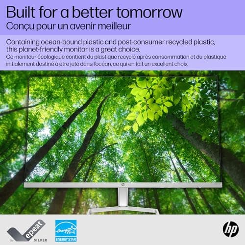 HP Series 5 24 inch FHD Monitor, Full HD Display (1920 x 1080), IPS Panel, 99% sRGB, 1500:1 Contrast Ratio, 300 nits, Eye Ease with Eyesafe Certification, 524sa (2024) 9