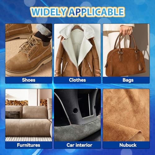 Bondtech Suede Shoe Cleaner Kit, Nubuck & Suede Cleaner with Brush & Towel, Foam Removes Dirt and Stains from Shoes, Boots, Bags, Jackets, Purses & Furniture 6.76 OZ 6